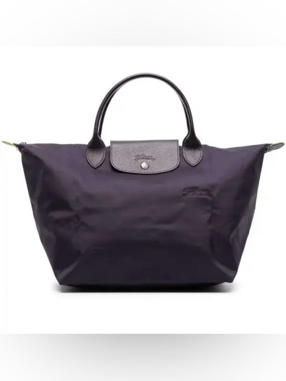 Longchamp Purple Medium Le Pliage Tote Bag Like New